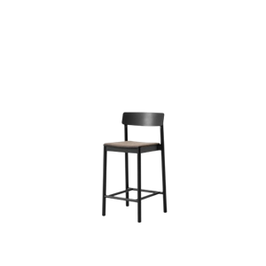 &Tradition Betty TK14 Counter Chair Black Lacquered Ash/Fuse