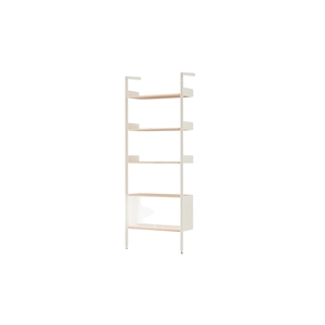 &Tradition Rombe Full Bay IF3 Cabinet Shelving Lacquered Oak