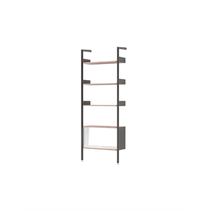 &Tradition Rombe Full Bay IF3 Cabinet Shelving Lacquered Walnut