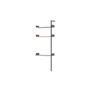 &Tradition Rombe Bay IF5 Desk Extra Shelf Lacquered Walnut