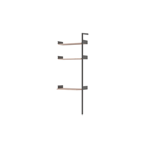 &Tradition Rombe Bay IF5 Desk Extra Shelf Lacquered Walnut