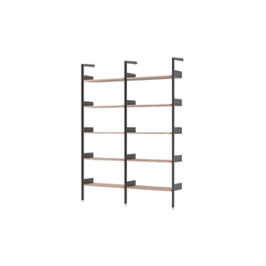 &Tradition Rhomb IF1 &IF4 Shelving Configuration A Lacquered Walnut