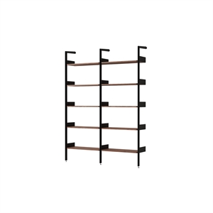 &Tradition Rhomb IF1 &IF4 Shelving Configuration A Lacquered Walnut
