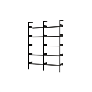 &Tradition Rombe IF1 &IF4 Shelving Configuration A Lacquered Walnut/Anthracite