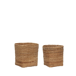 Hübsch Gentle Basket Nature Set of 2