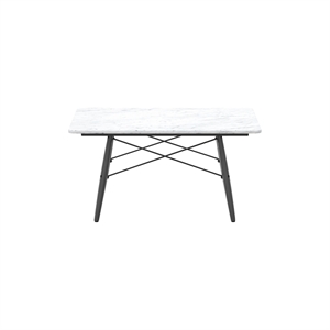 Vitra Eames Coffee Table Square White Marble/Black Ash