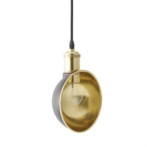 Audo Duane Pendant Black & Brass