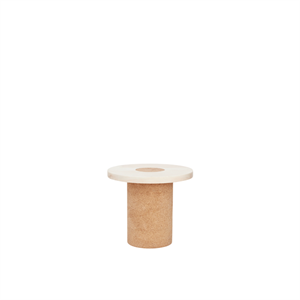 Frama Sintra Side Table/Coffee Table Small White Marble/Cork