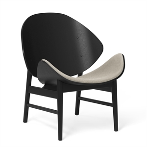 Warm Nordic The Orange Armchair with Seat Upholstery Vidar 222/ Black Oak