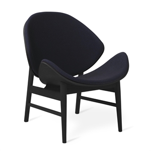 Warm Nordic The Orange Armchair with Seat and Back Padding Sprinkles 794/ Black Oak