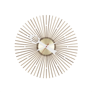 Vitra Popsicle Wall Clock Walnut