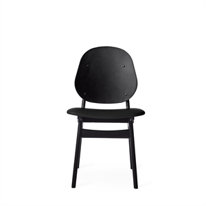 Warm Nordic Noble Dining Chair Black Black Beech/Prescott 207