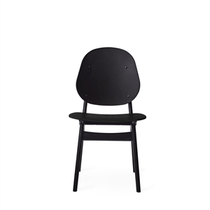 Warm Nordic Noble Dining Chair Black Black Beech Wood