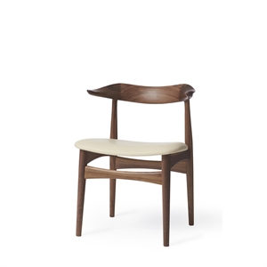 Warm Nordic Cow Horn Dining Chair Walnut/Prescott 201