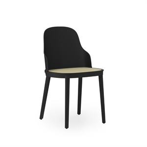 Normann Copenhagen Allez Dining Chair w. Wicker Black