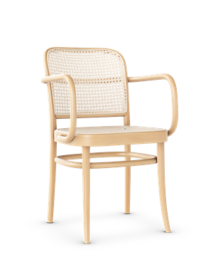 TON No 811 Dining Chair With Armrests Rattan/Natural