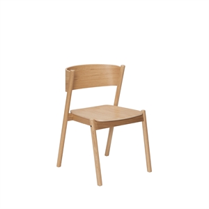 Hübsch Oblique Dining Chair Natural