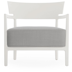 Kartell CARA MAT Outdoor Armchair White/ Gray