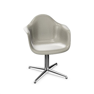 Vitra Eames Fiberglass DAL Dining Chair Raw Umber/ Chrome