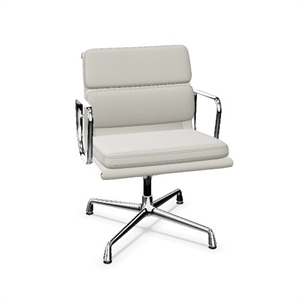 Vitra Soft Pad EA 208 Office Chair With Swivel Cement/ Chrome