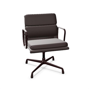 Vitra Soft Pad EA 207 Office Chair Plum/Dark Bordeaux