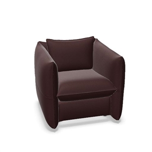 Vitra Mariposa Club Armchair Plano Dark Red/Nero