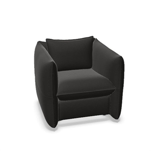 Vitra Mariposa Club Armchair Laser RE/Dark Carbon