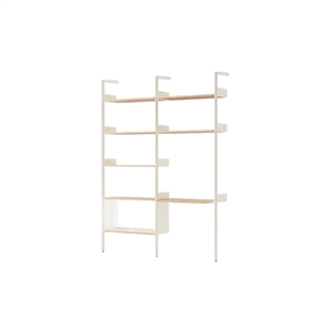 &Tradition Rhomb IF2 &IF6 Shelving Configuration D Lacquered Oak