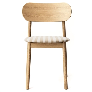 Decotique Elephant Dining Chair Natural Oak/Gentle Ribbon