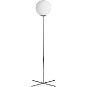 Decotique Runa Floor Lamp Chrome/Opal