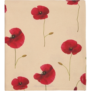 Decotique Vallmo Tablecloth 140x240 cm Beige/Red