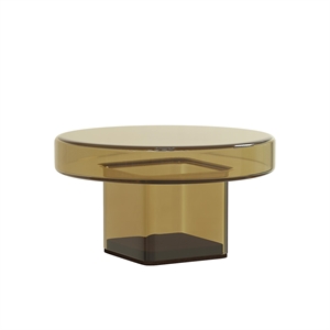 NORR11 Naked Coffee Table H30 Amber/Glass