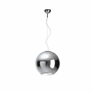 FontanaArte Globo Di Luce Pendant Medium Chrome