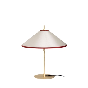 Edgeform Tafta Table Lamp Red/Off-White