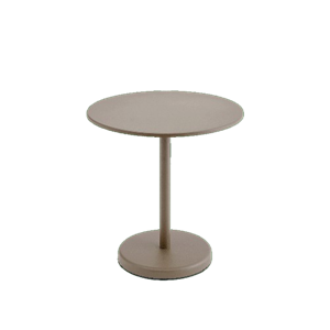 Muuto Linear Steel Café Garden Table 70x73 Taupe