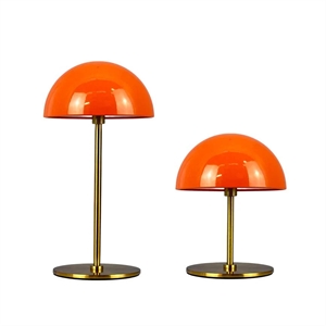 Dyberg Larsen ALONG Mini Table Lamp LED 2 Pcs Orange/ Brass