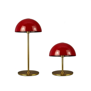 Dyberg Larsen ALONG Mini Table Lamp LED 2 Pcs Dark Red/ Brass