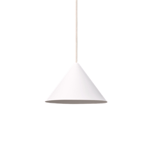 Moebe Ceramic Cone Pendant White