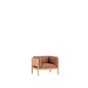 Moebe Modular Armchair Oak/Re-Wool 648