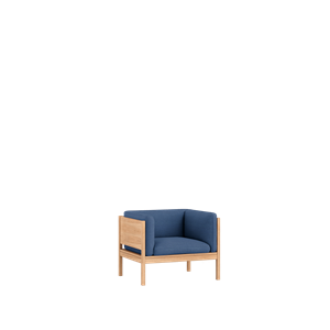 Moebe Modular Armchair Oak/Re-Wool 767