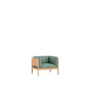 Moebe Modular Armchair Oak/Re-Wool 868