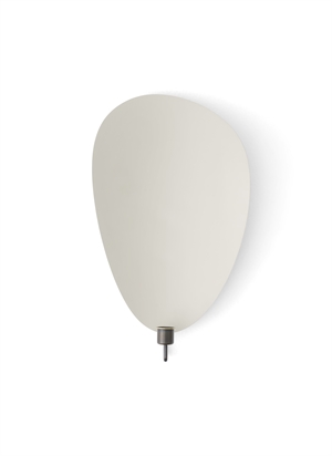 Audo Flambeau Wall Sconce H40 Burnished Brass/ Gray