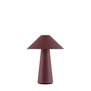 Globen Lighting Cannes Portable Lamp Burgundy