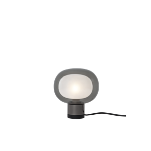 TOOY Nabila 552.36 Table Lamp Matt Black/ Black Chrome with Smoked Glass