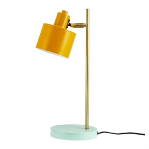 Dyberg Larsen Ocean Table Lamp Curry/ Brass/ Turquoise