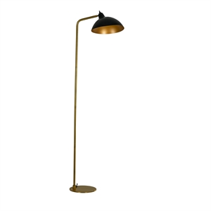 Dyberg Larsen Futura Floor Lamp Matt Black/Gold/ Brass