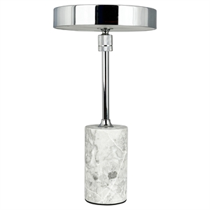 Dyberg Larsen Starlight Table Lamp Chrome/ Gray Marble