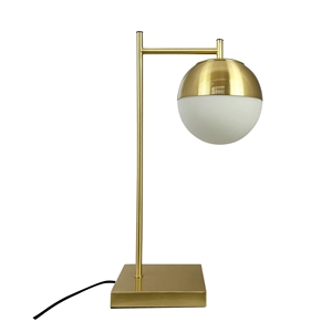 Dyberg Larsen French Collection Caen Table Lamp Brass/ White