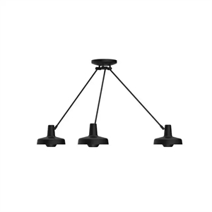 Grupa Arigato Triple Ceiling Light Palace Black