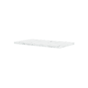Montana Panton Wire Top Plate 992-White Marble 34.8 cm x 18.8 cm